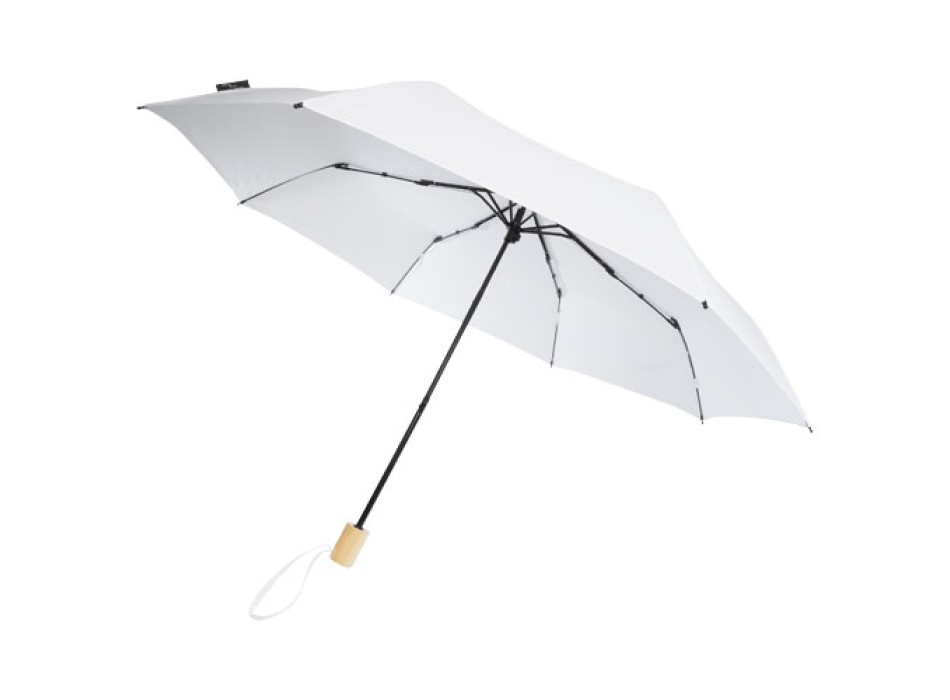 Ombrello pieghevole in PET riciclato antivento da 21" Birgit FullGadgets.com