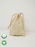 Borsa Org. Pouch 100% Cotone Personalizzabile 10X15