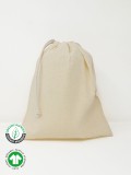 Borsa Org. Pouch Bag 100% Cotone Personalizzabile 25X30