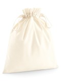 Borsa in Cotone Organico con Cordoncino Personalizzabile al 100%