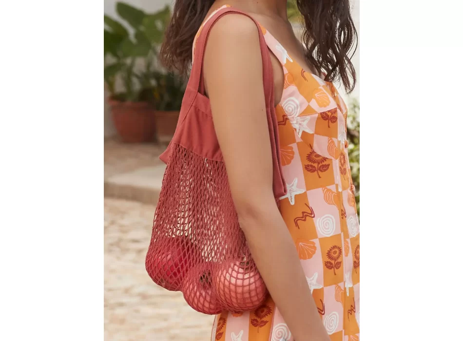 Organic Cotton Mini Mesh Grocery Bag FullGadgets.com