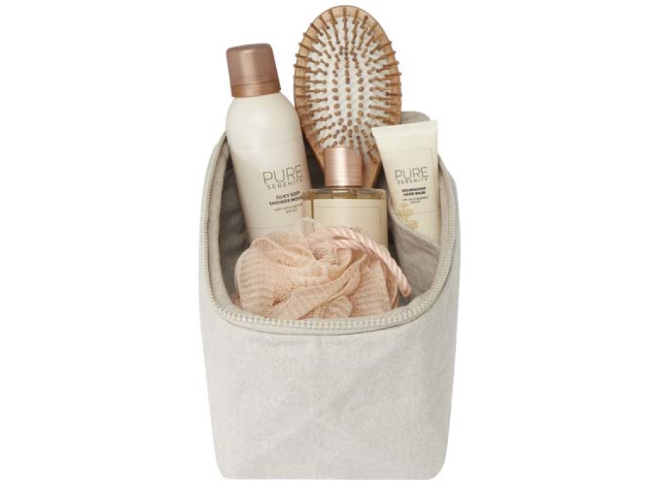 Organizer per articoli per l'igiene personale in cotone riciclato da 500 g/m² Pack Aware™ FullGadgets.com