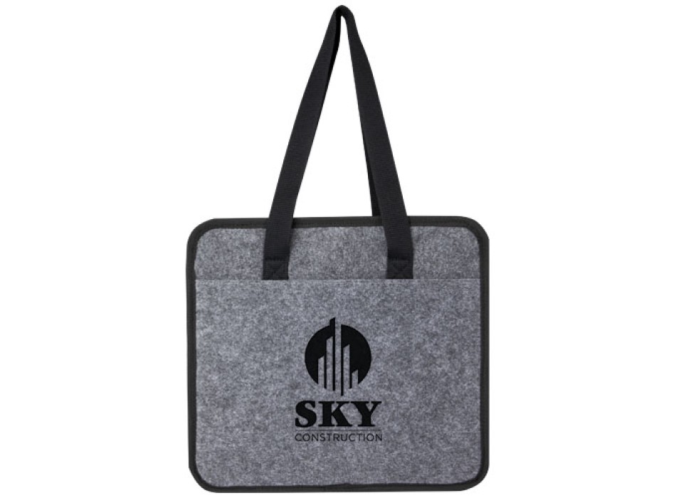 Organizer pieghevole per auto in feltro riciclato certificato GRS Felta FullGadgets.com