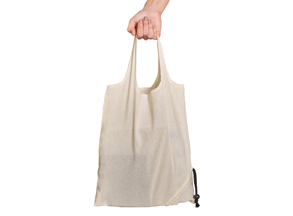 ORLEANS. Borsa pieghevole in cotone 100% (100 g/m²) FullGadgets.com