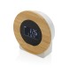 Orologio da scrivania Utah in plastica RCS e bambù FullGadgets.com