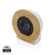 Orologio da scrivania Utah in plastica RCS e bambù FullGadgets.com