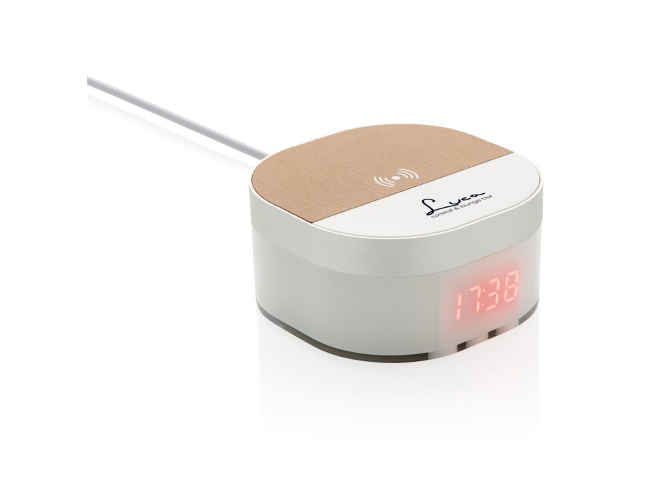 Orologio digitale con ricarica wireless 5W Aria FullGadgets.com