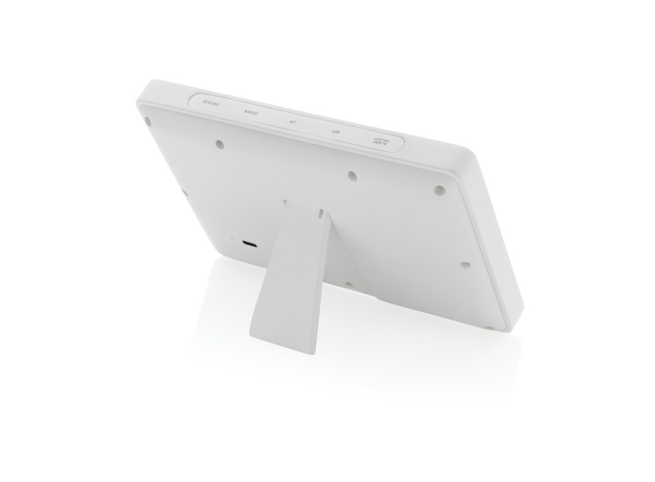 Orologio LED Utah in plastica RCS e bambù FullGadgets.com