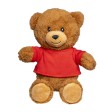 Orsetto peluche in poliestere con t-shirt personalizzabile FullGadgets.com