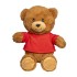 Orsetto peluche in poliestere con t-shirt personalizzabile