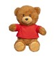 Orsetto peluche in poliestere con t-shirt personalizzabile FullGadgets.com