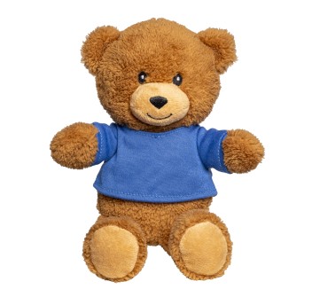 Orsetto peluche in poliestere con t-shirt personalizzabile FullGadgets.com