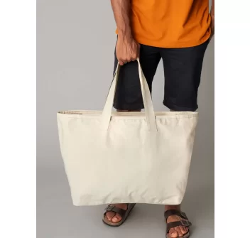 Oversized Heavy Duty Canvas Tote Bag FullGadgets.com