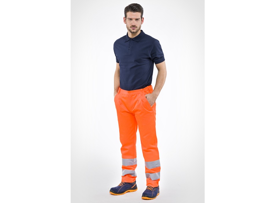 PANTALONI ALTA VISIB. POL/COT GIALL FullGadgets.com