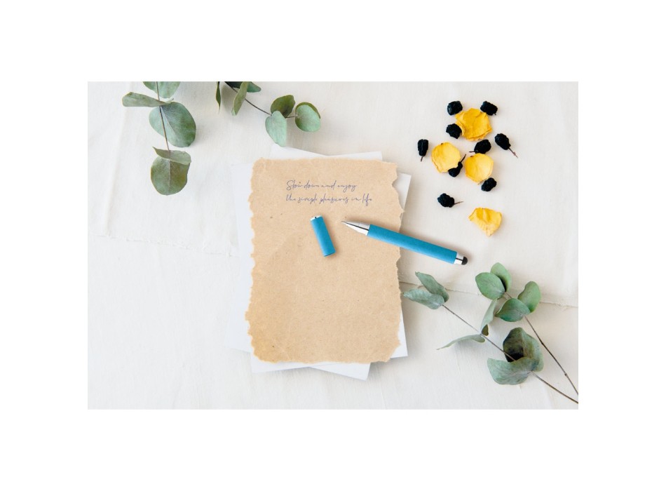 PAPYRUS. Penna a sfera in carta kraft e ABS con punta touch FullGadgets.com