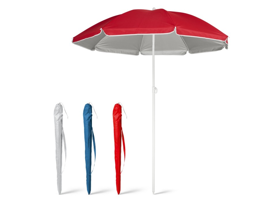 PARANA. Ombrellone reclinabile 210T con rivestimento argentato FullGadgets.com