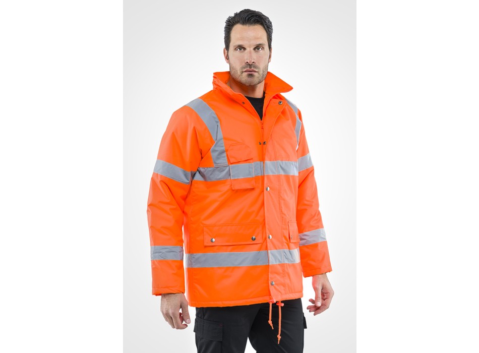 PARKA STOP ALTA VISIBILITA' ARANCIO FullGadgets.com