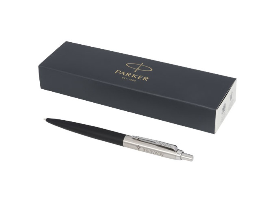 Parker penna a sfera opaca con finiture cromate Jotter XL (inchiostro blu) FullGadgets.com