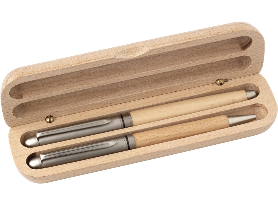 Parure in legno di faggio Oliviero FullGadgets.com