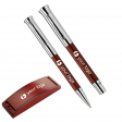 Parure penna a sfera e rollerball - Legno FullGadgets.com