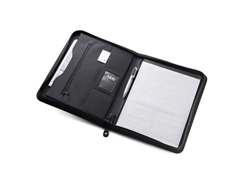 PASZO. Cartella A4 in PU e microfibra con blocco pagine a righe FullGadgets.com