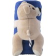 Peluche Orsetto con coperta in pile Owen FullGadgets.com