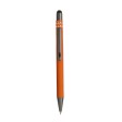 Penna a scatto in alluminio gommato con decorazione a 2 anelli e particolari bruniti con t FullGadgets.com