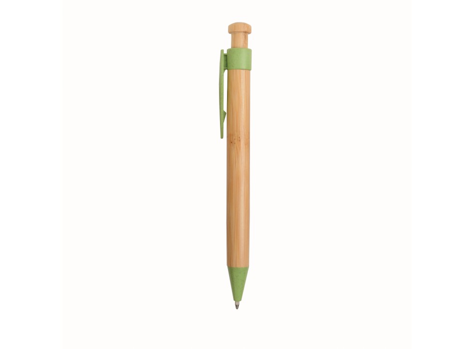 Penna a scatto in bamboo, paglia di grano (50%) e pp (50%) FullGadgets.com