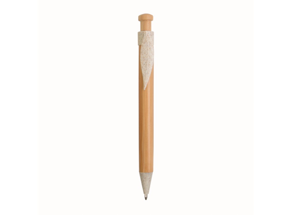 Penna a scatto in bamboo, paglia di grano (50%) e pp (50%) FullGadgets.com