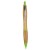 Penna A Scatto In Bamboo Personalizzabile Con Clip In Metallo