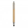Penna a scatto in bambù con gommino per touch screen FullGadgets.com