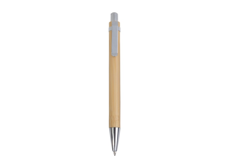 Penna In Bambù Personalizzabile – Incisione Laser (Max 20 Caratteri) – Punta Fine, Inchiostro Nero – Ecologica, Regalo Unico