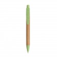 Penna a scatto in bambù con particolari in  paglia di grano (50%) e pp (50%) FullGadgets.com