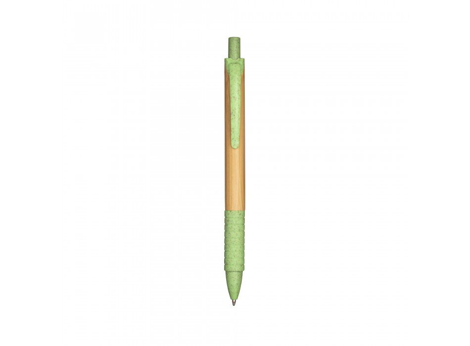 Penna a scatto  in bambù e in paglia di grano FullGadgets.com
