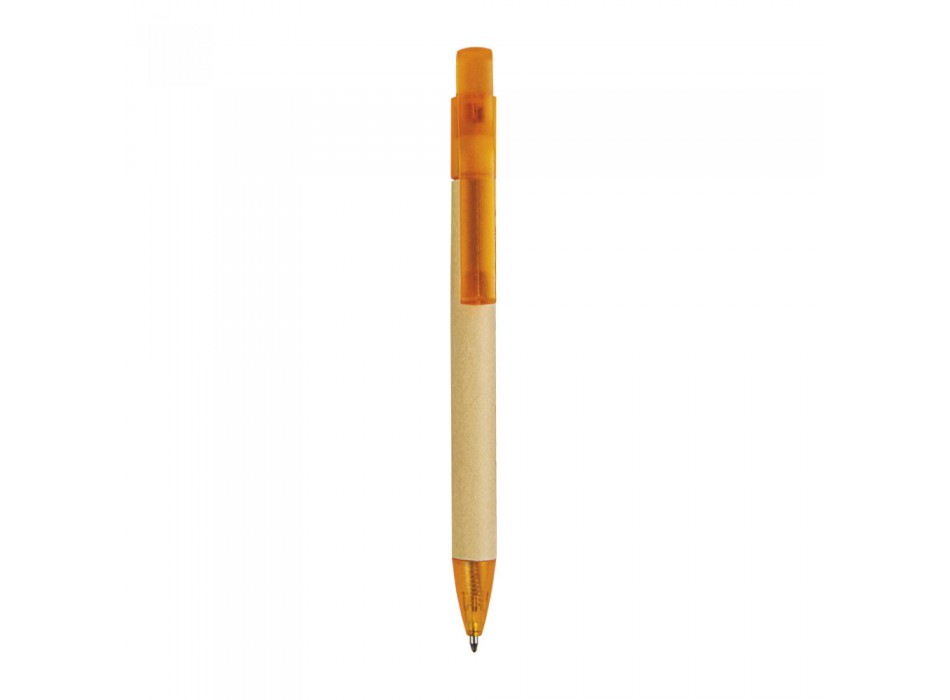 Penna a scatto  in carta riciclata con dettagli  in  plastica FullGadgets.com