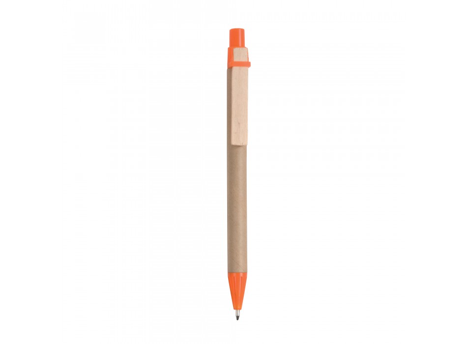 Penna a scatto, in cartoncino, con clip in legno FullGadgets.com
