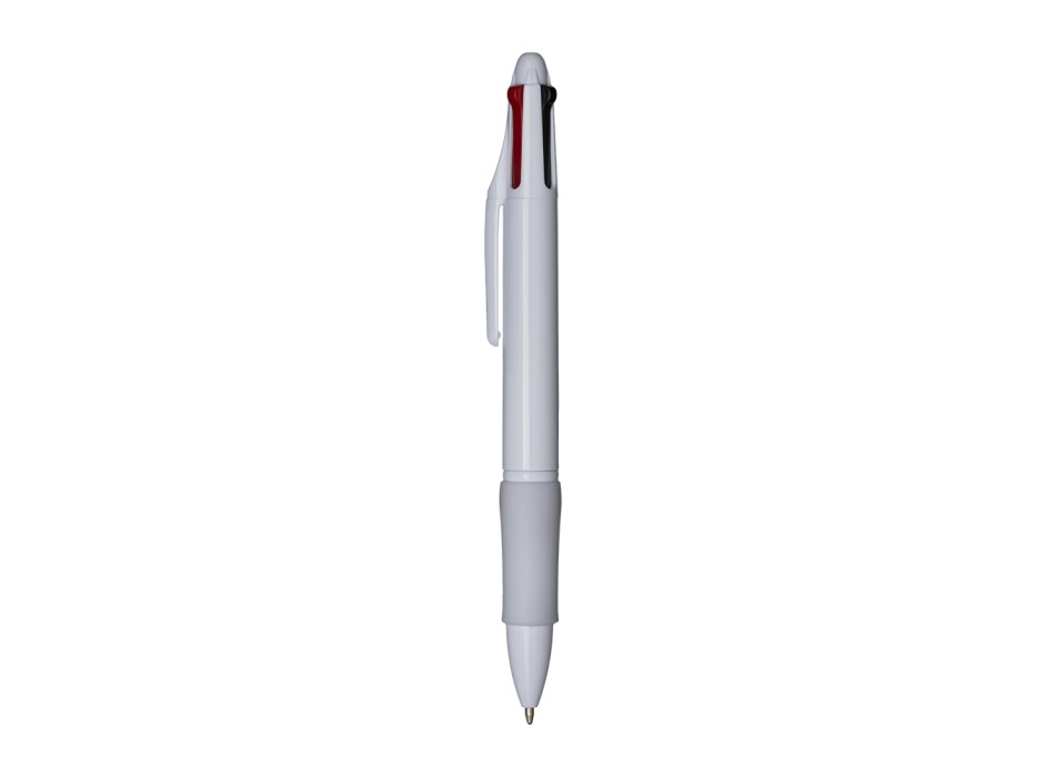 Penna a scatto in plastica 4 refill. Impugnatura gommata FullGadgets.com