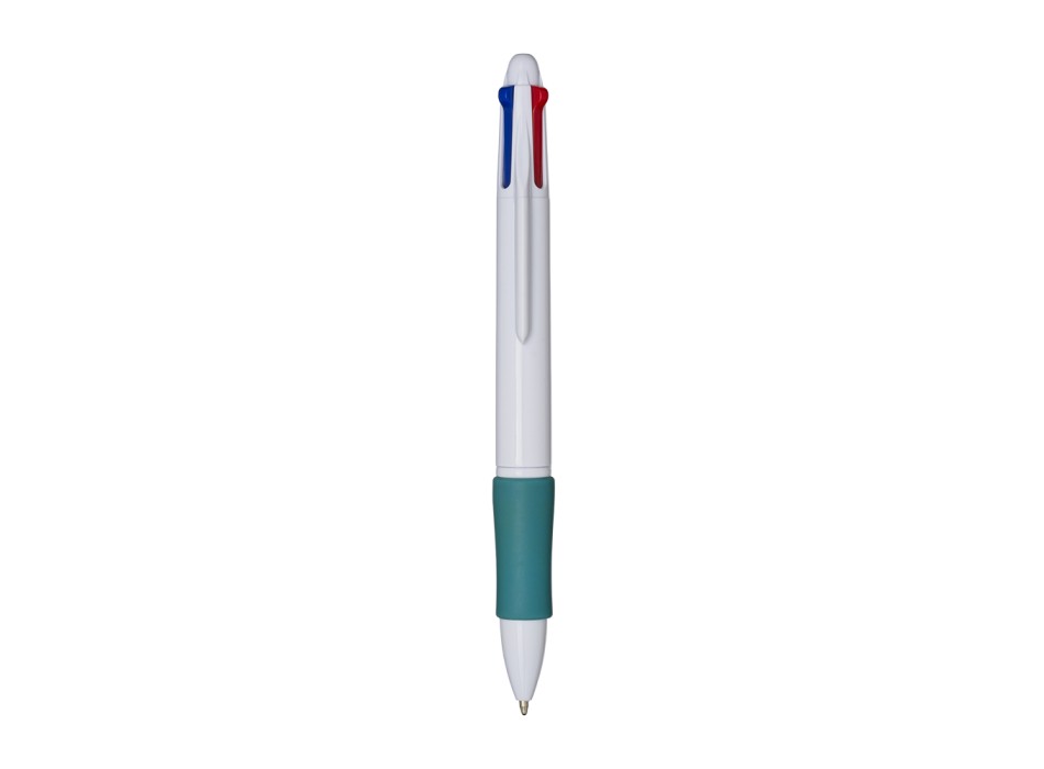 Penna a scatto in plastica 4 refill. Impugnatura gommata FullGadgets.com