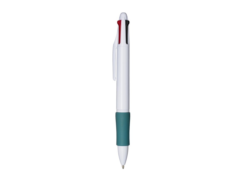 Penna a scatto in plastica 4 refill. Impugnatura gommata FullGadgets.com