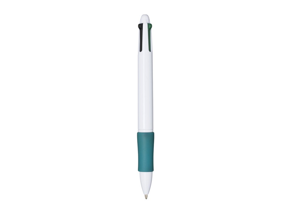 Penna a scatto in plastica 4 refill. Impugnatura gommata FullGadgets.com