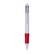 Penna a scatto in plastica 4 refill. Impugnatura gommata FullGadgets.com