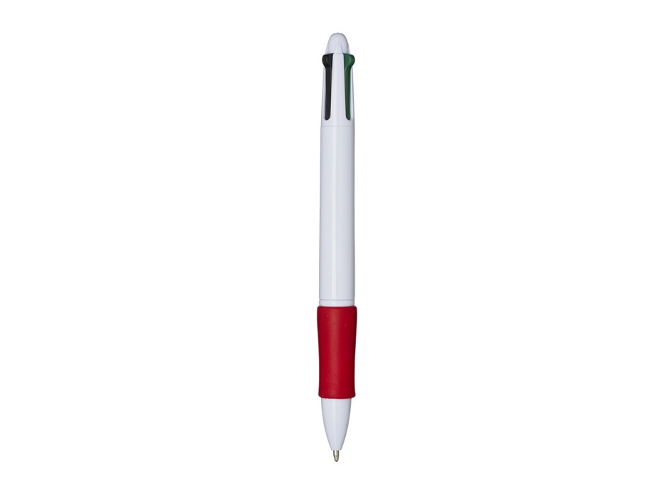 Penna a scatto in plastica 4 refill. Impugnatura gommata FullGadgets.com