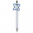 Penna a scatto in plastica bianca con spinner colorato FullGadgets.com