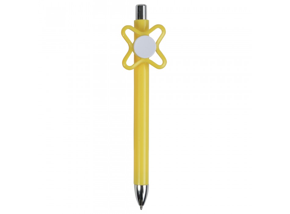 Penna a scatto in plastica colorata con spinner colorato FullGadgets.com