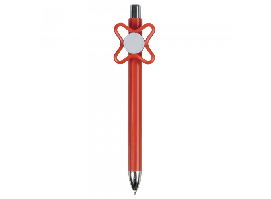 Penna a scatto in plastica colorata con spinner colorato FullGadgets.com