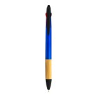 Penna a scatto in plastica con 3 refill, con gommino per touch screen, impugnatura in bamb FullGadgets.com