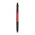 Penna A Scatto In Plastica Personalizzabile Con 3 Refill Dei Colori Blu, Nero E Rosso