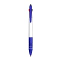 Penna A Scatto In Plastica Personalizzabile Con 3 Refill Dei Colori Blu, Nero E Rosso