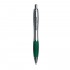 Penna A Scatto In Plastica, Con Fusto Argentato, Impugnatura Colorata Gommata Personalizzabile