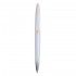 Penna A Scatto In Plastica Con Fusto Bianco E Clip Curva Con Interno Colorato, Refill Jumb Personalizzabile